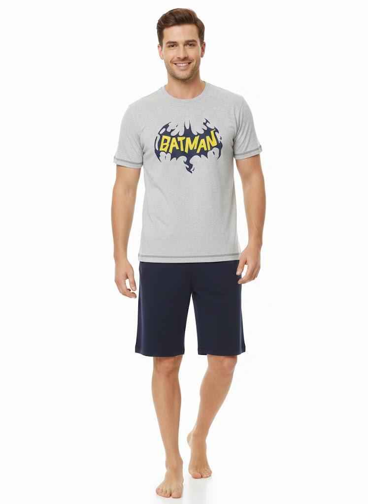 Pigiama Uomo Mezza Manica Pantalone Corto