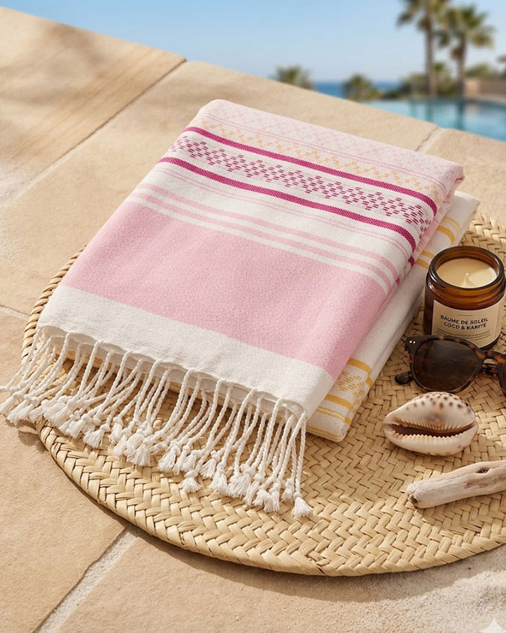 Fouta 90X170 Cm - Disegno Naya - KISENE' per il Massimo Comfort