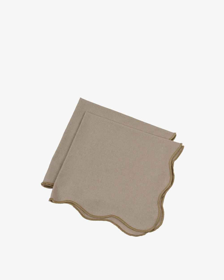 Tovaglioli Kisene Summer Scallop 45x45cm – Stile Personalizzato