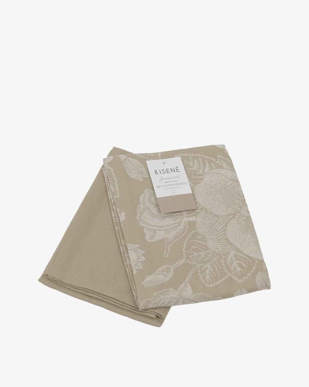 Set 2 Strofinacci 50X70- Disegno Jaquard