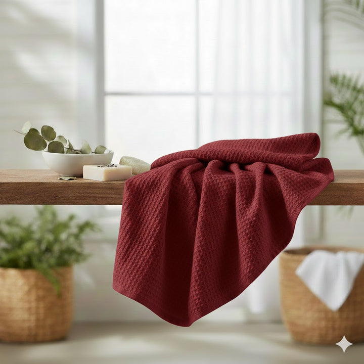 Telo Bagno Nido d'Ape Kisené - KISENE' per il Massimo Comfort in Tessuto Morbido