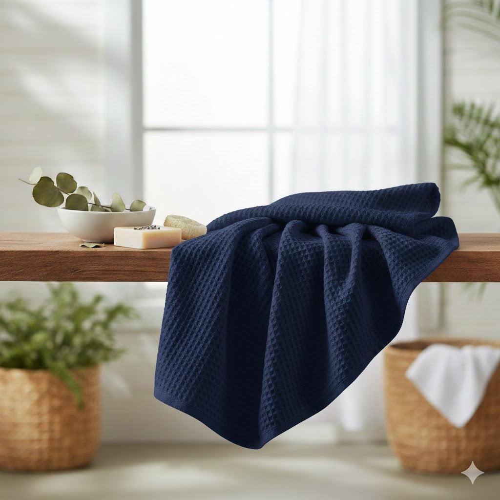 Telo Bagno Nido d'Ape Kisené - KISENE' per il Massimo Comfort in Tessuto Morbido