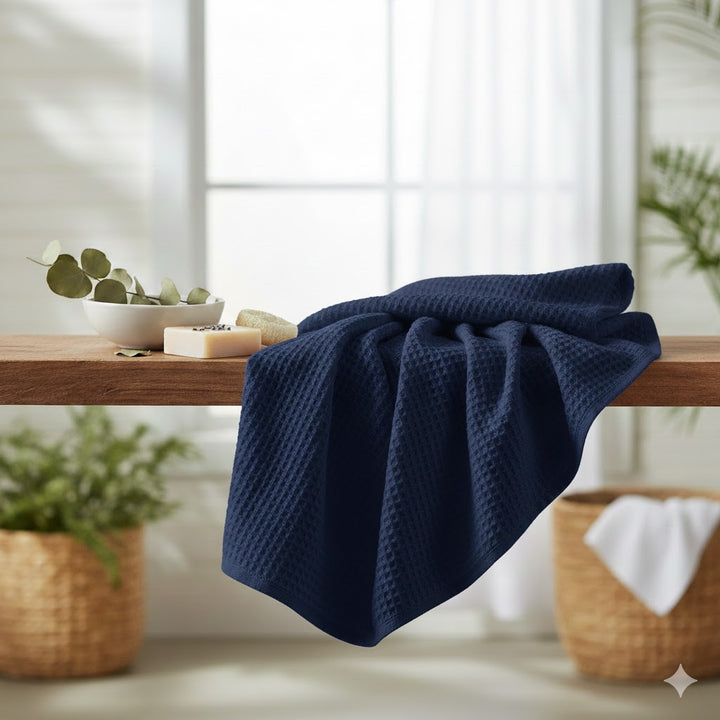 Telo Bagno Nido d'Ape Kisené - KISENE' per il Massimo Comfort in Tessuto Morbido
