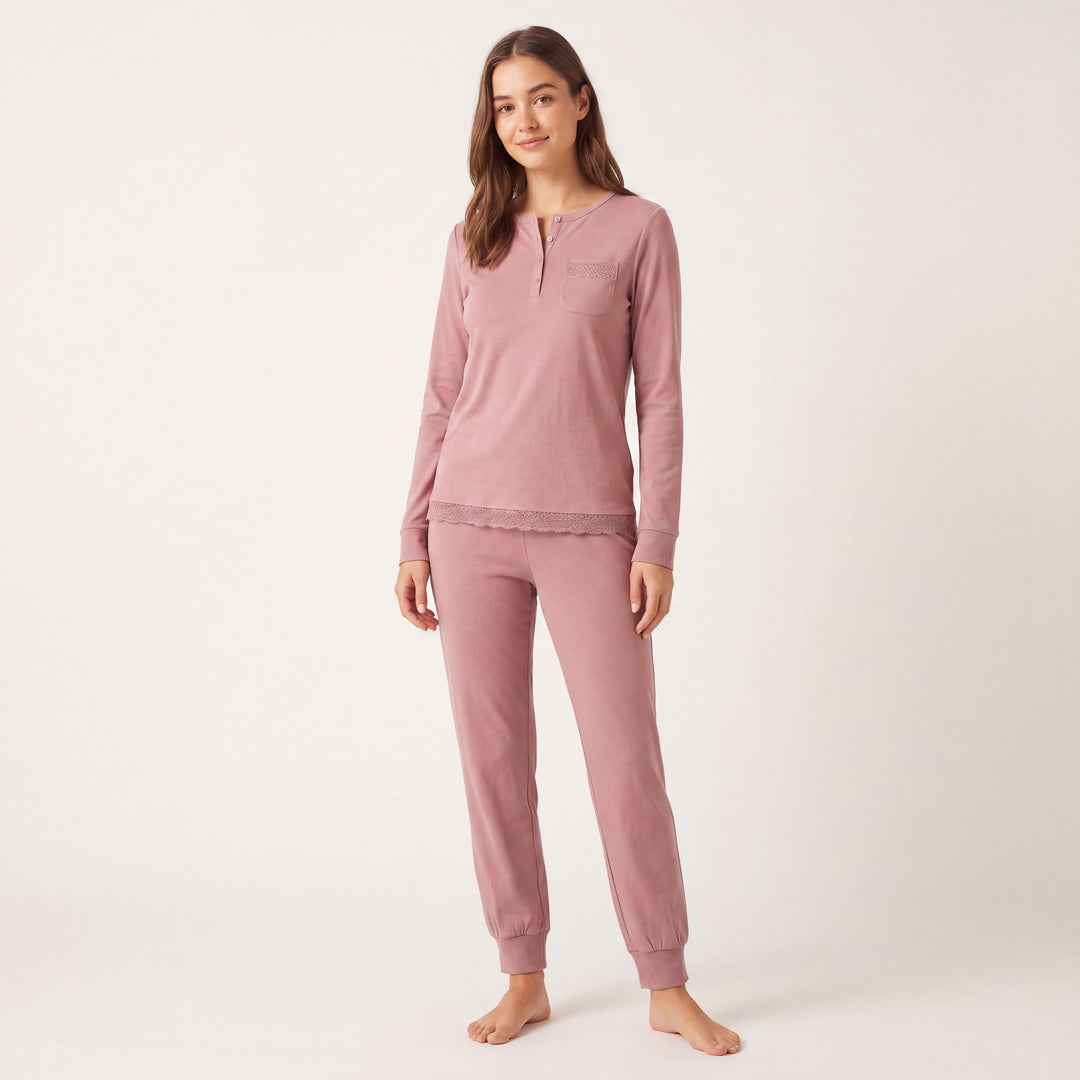 Pigiama Viscosa Donna Kiwear Lungo - Sonno Consapevole