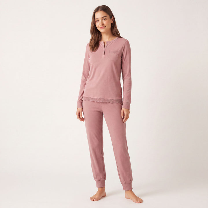 Pigiama Viscosa Donna Kiwear Lungo - Sonno Consapevole