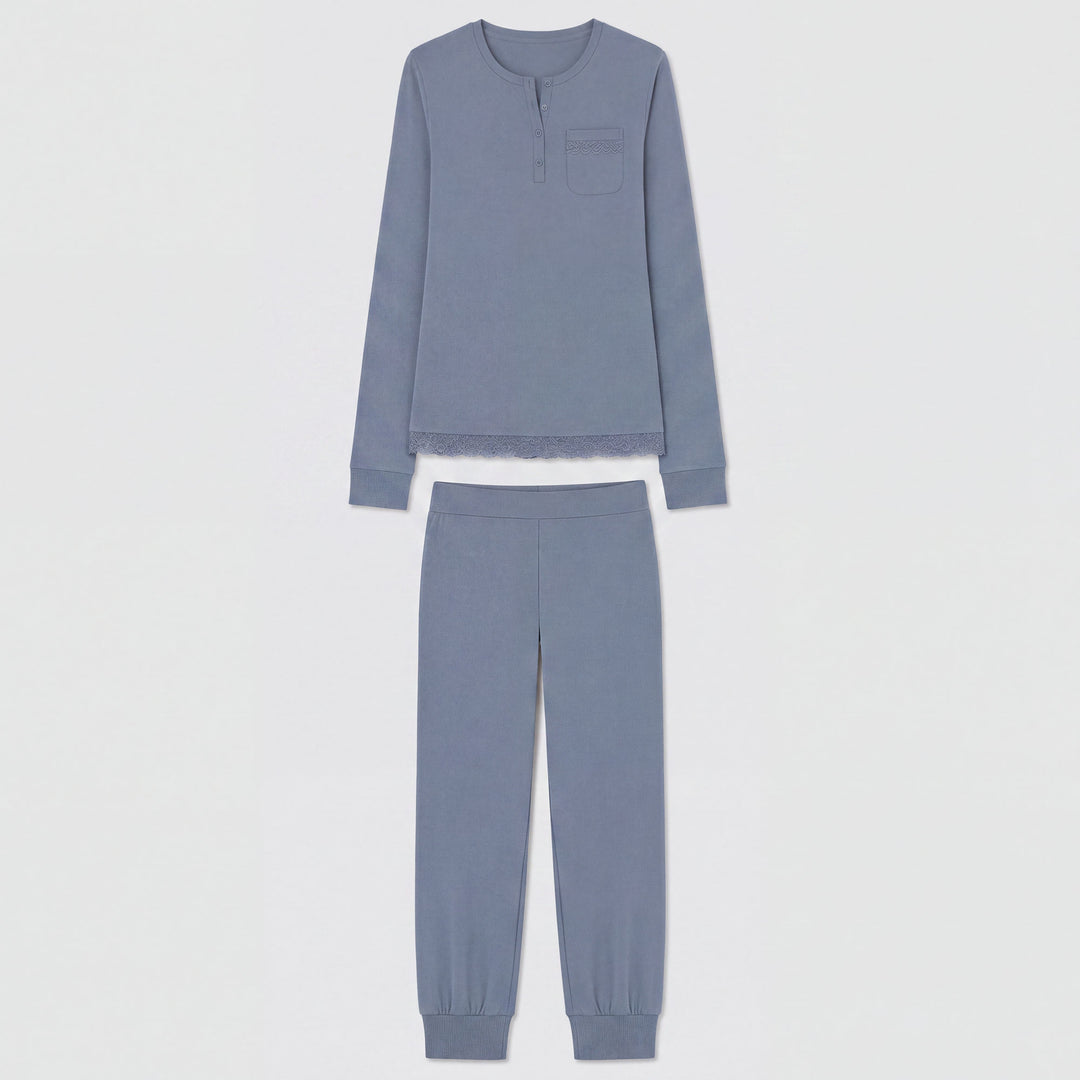 Pigiama Viscosa Donna Kiwear Lungo - Sonno Consapevole