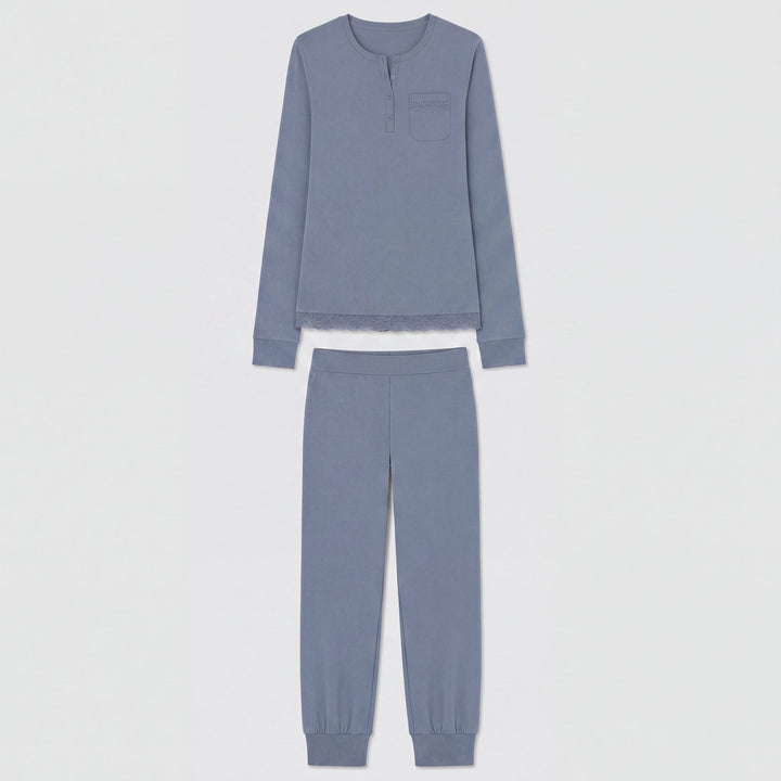 Pigiama Viscosa Donna Kiwear Lungo - Sonno Consapevole