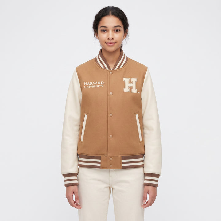 Bomber Felpa Harvard Unisex - Stile College Oversize