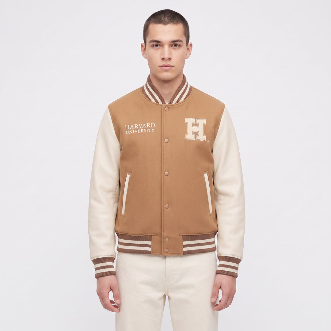 Bomber Felpa Harvard Unisex - Stile College Oversize
