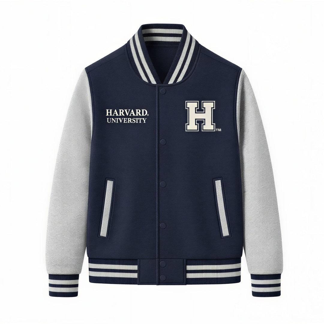 Bomber Felpa Harvard Unisex - Stile College Oversize