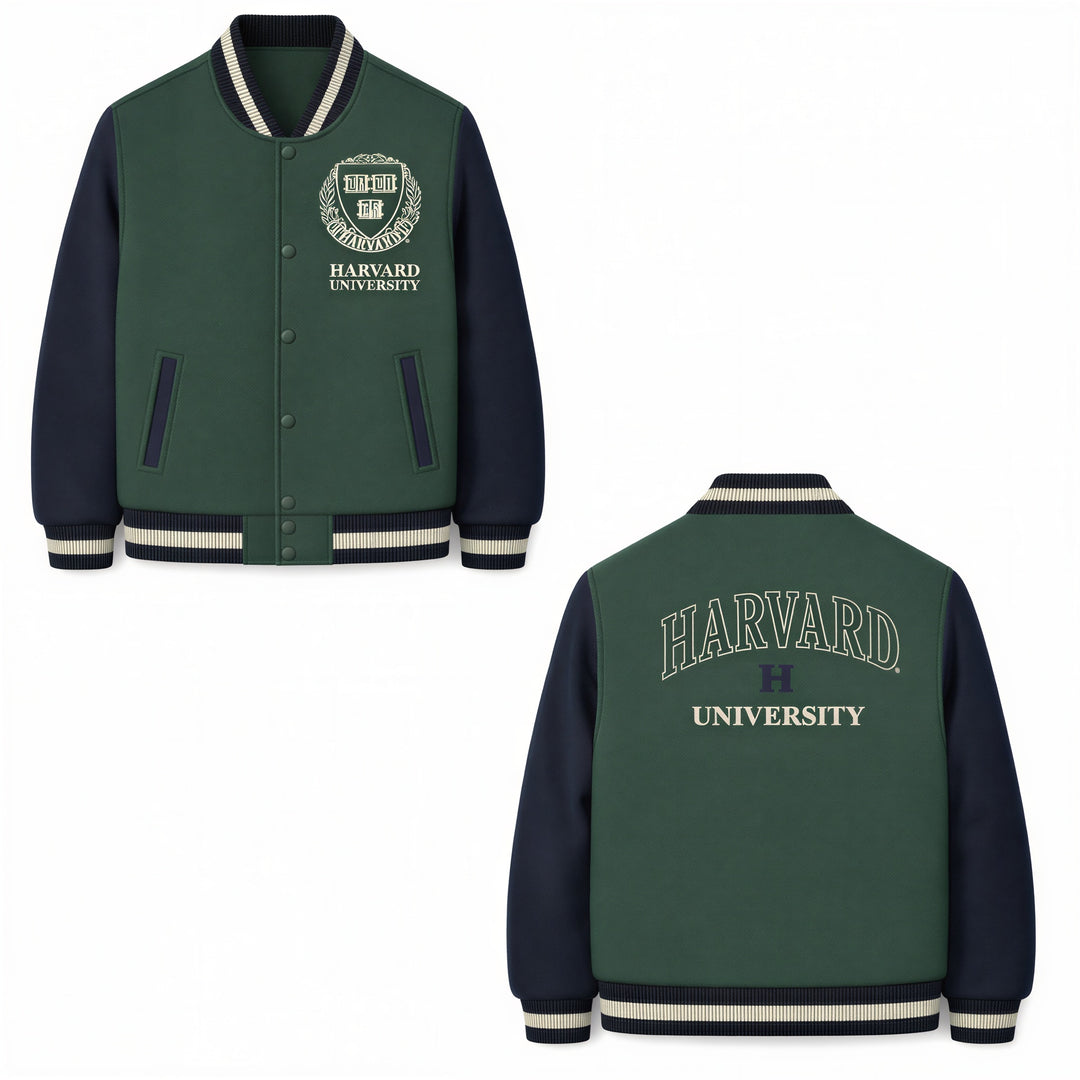 Bomber Felpa Harvard Unisex - Stile Urban Classico