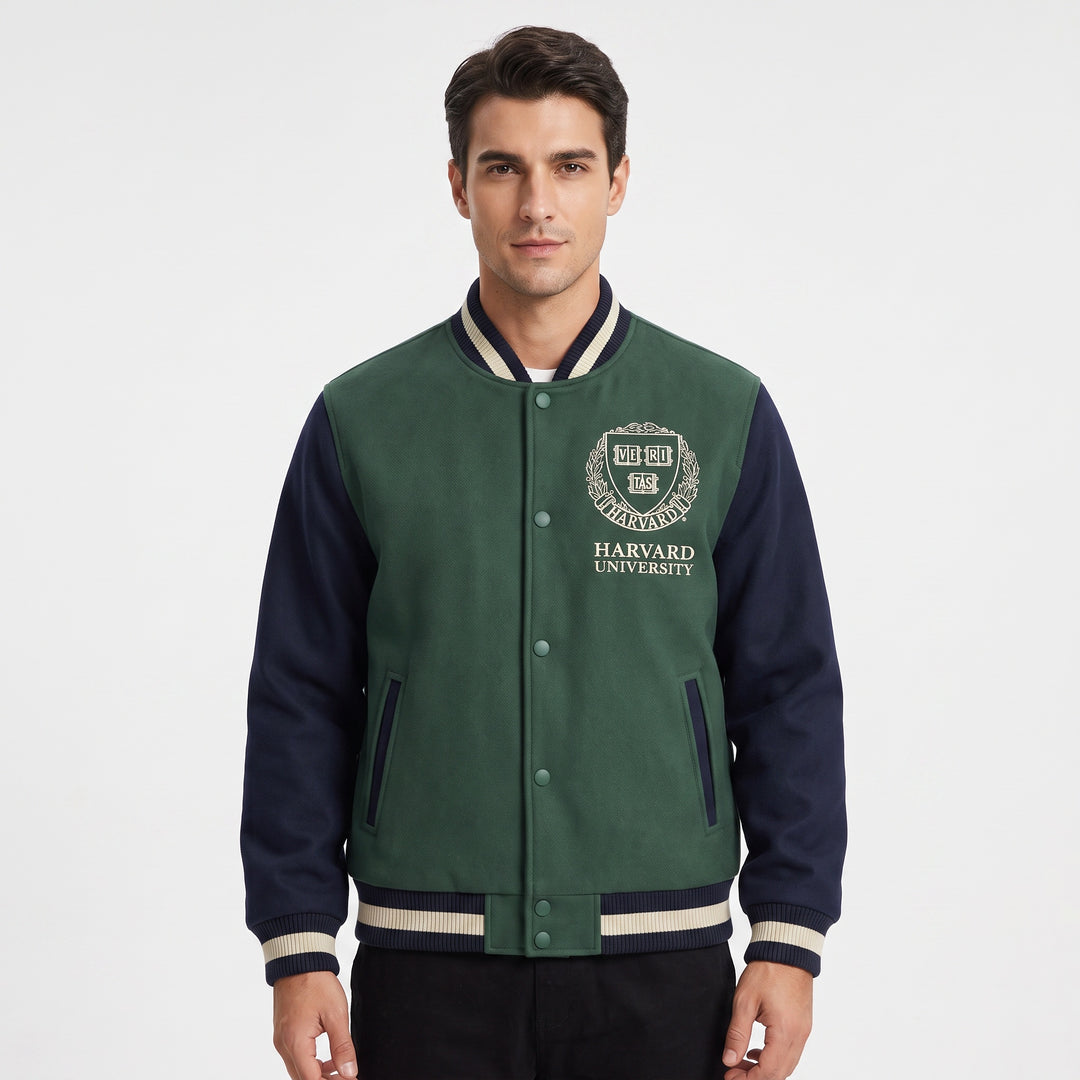 Bomber Felpa Harvard Unisex - Stile Urban Classico