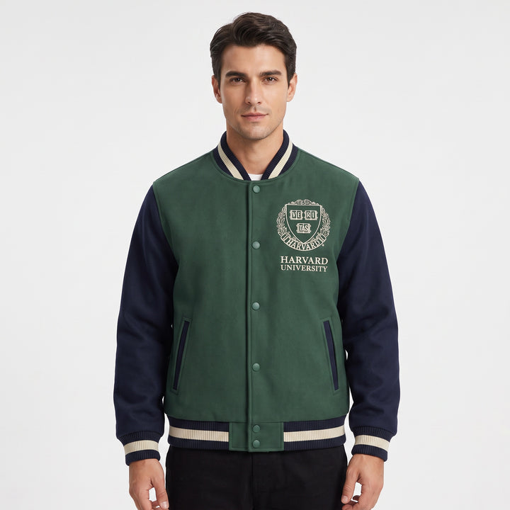 Bomber Felpa Harvard Unisex - Stile Urban Classico