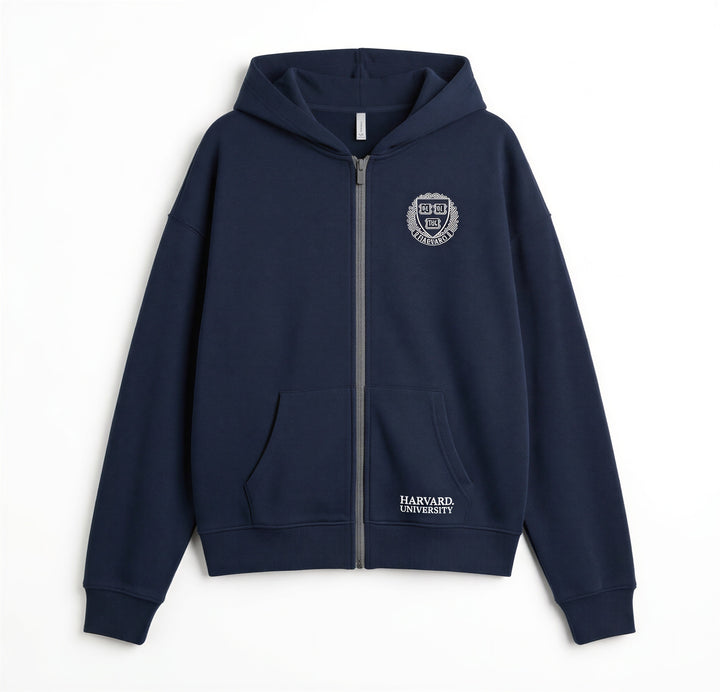 Felpa Unisex Harvard French Terry - Comfort e Stile Classico