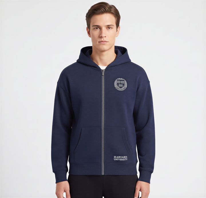 Felpa Unisex Harvard French Terry - Comfort e Stile Classico