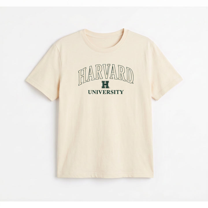 T-shirt Harvard U Unisex Manica Corta - Stile Universitario Classico