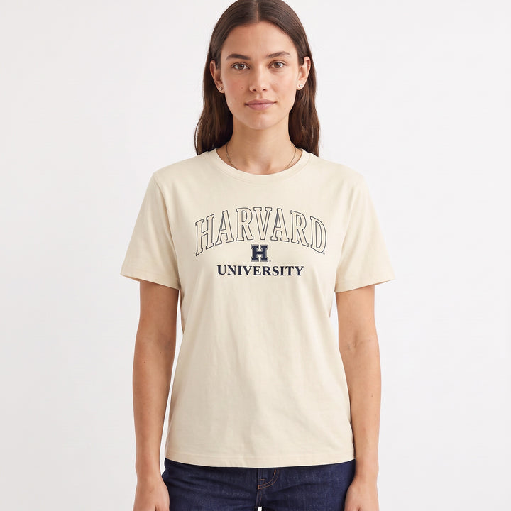 T-shirt Harvard U Unisex Manica Corta - Stile Universitario Classico