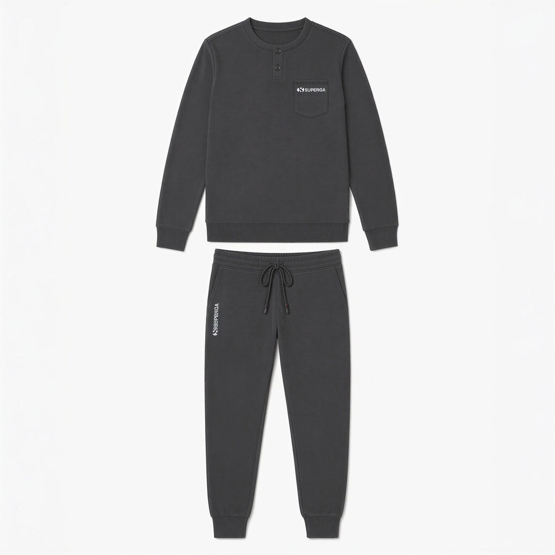 Pigiama Uomo Jersey Garzato Superga - Lungo e Morbido