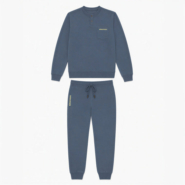 Pigiama Uomo Jersey Garzato Superga - Lungo e Morbido