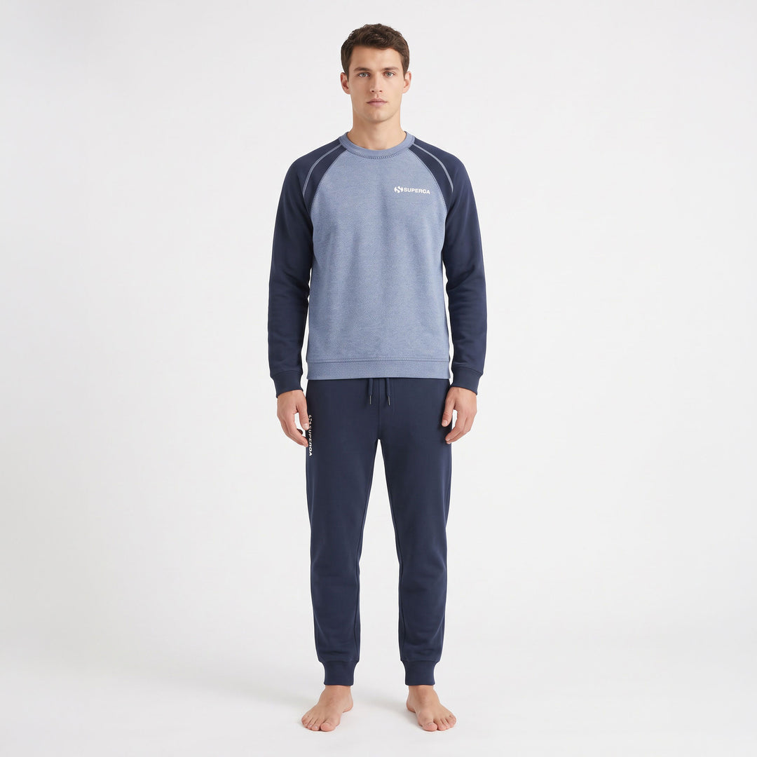 Jersey Garzato Superga - Pigiama Uomo Lungo Elegante