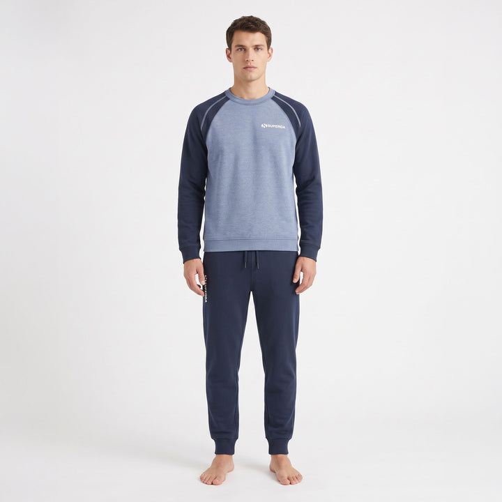 Jersey Garzato Superga - Pigiama Uomo Lungo Elegante