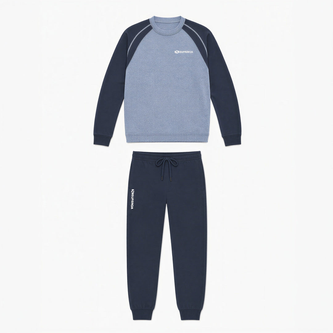 Jersey Garzato Superga - Pigiama Uomo Lungo Elegante