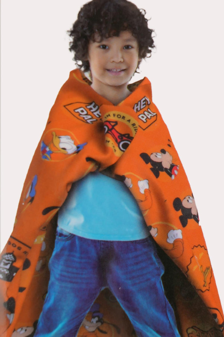 Plaid Flanella con Bottoni 100x140 Disegno Mickey - DISNEY/MARVEL