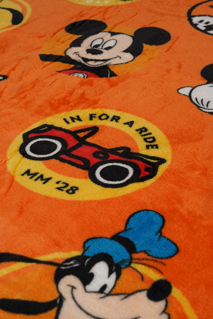 Plaid Flanella con Bottoni 100x140 Disegno Mickey - DISNEY/MARVEL