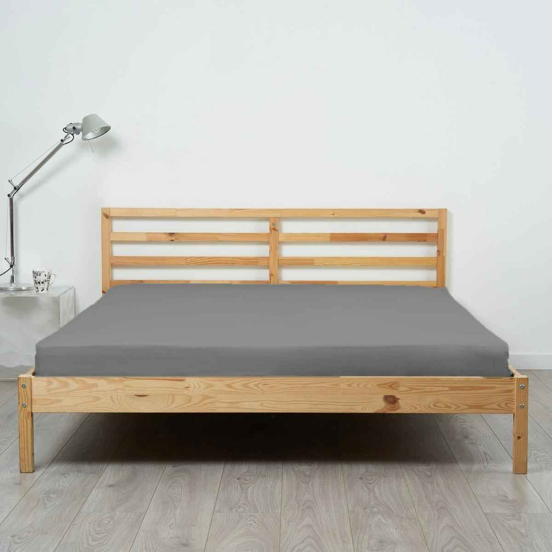 Lenzuolo piano in percalle tinta unita