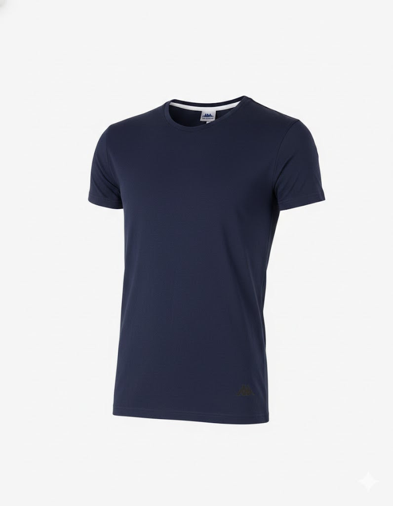 T-Shirt Uomo Kappa Maniche Corte a V Maniche Corte