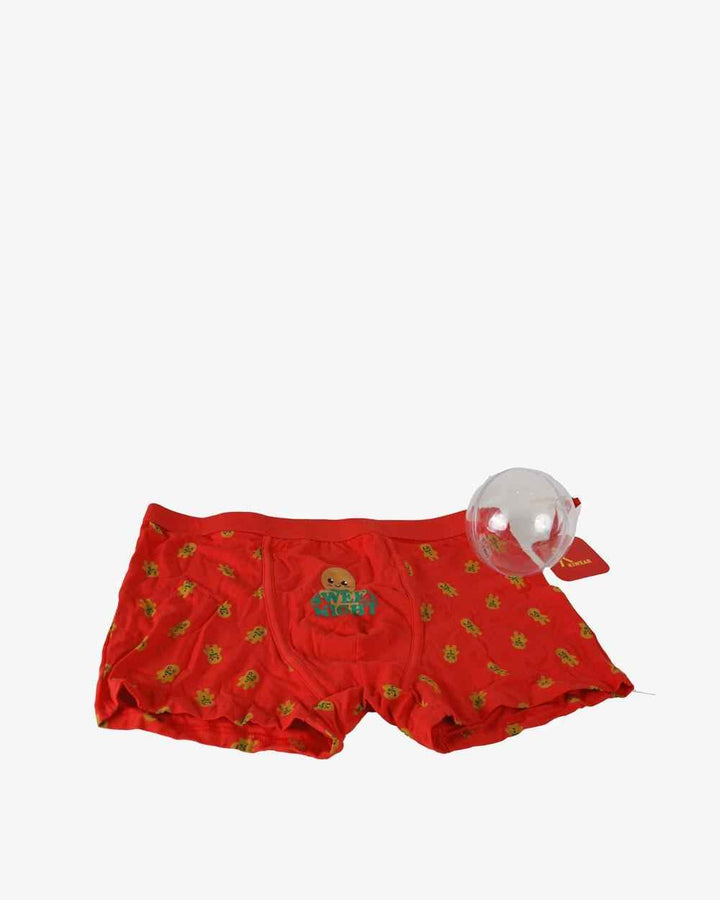 Uomo Kiwear Boxer Natale Pan di Zenzero
