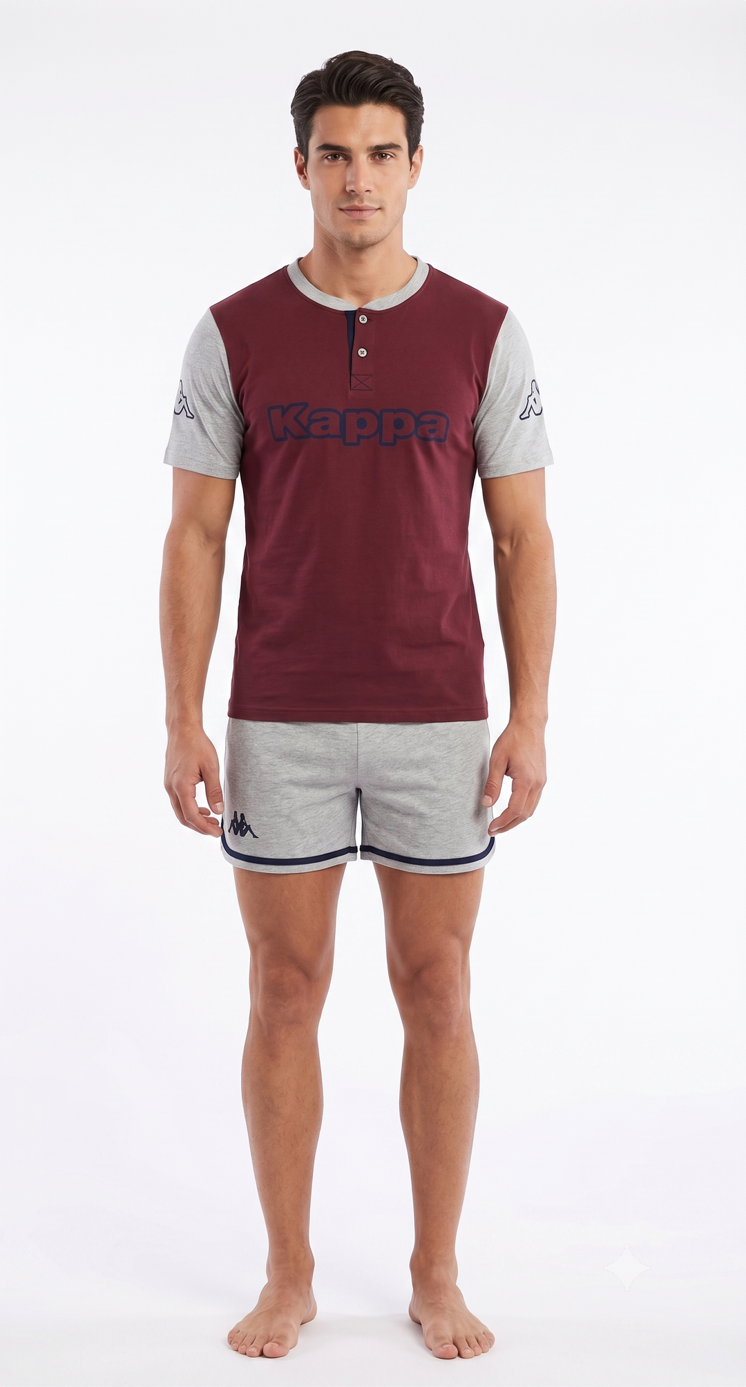 Pigiama Uomo Kappa Maniche Corte in Cotone - Comfort Notturno