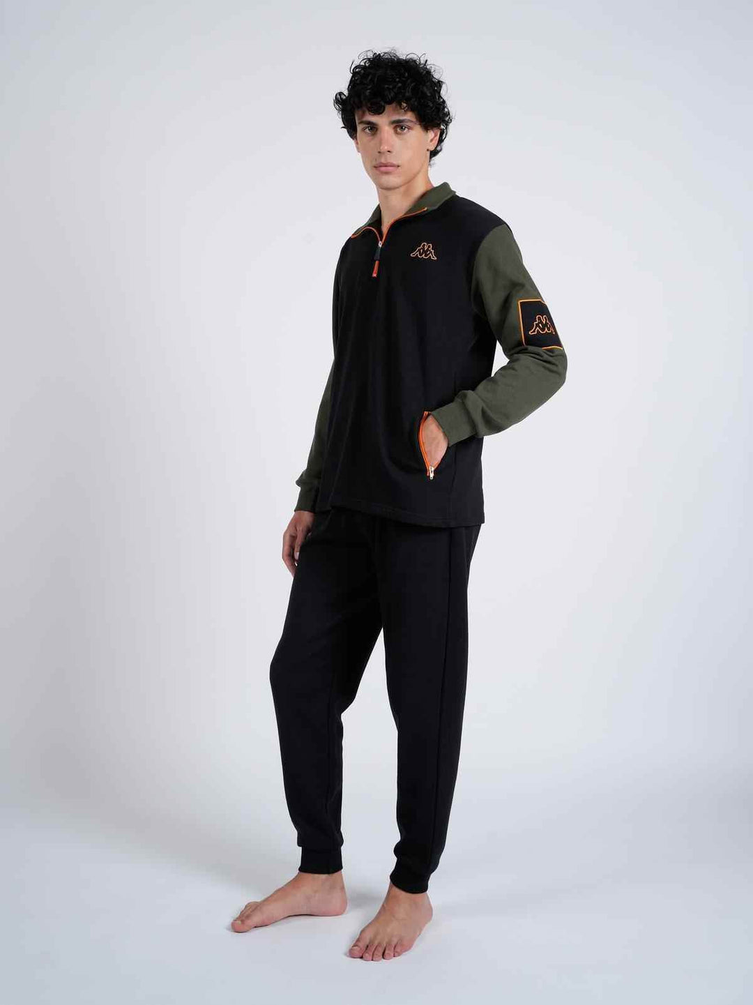 Tuta Uomo Felpa Half Zip - - KAPPA