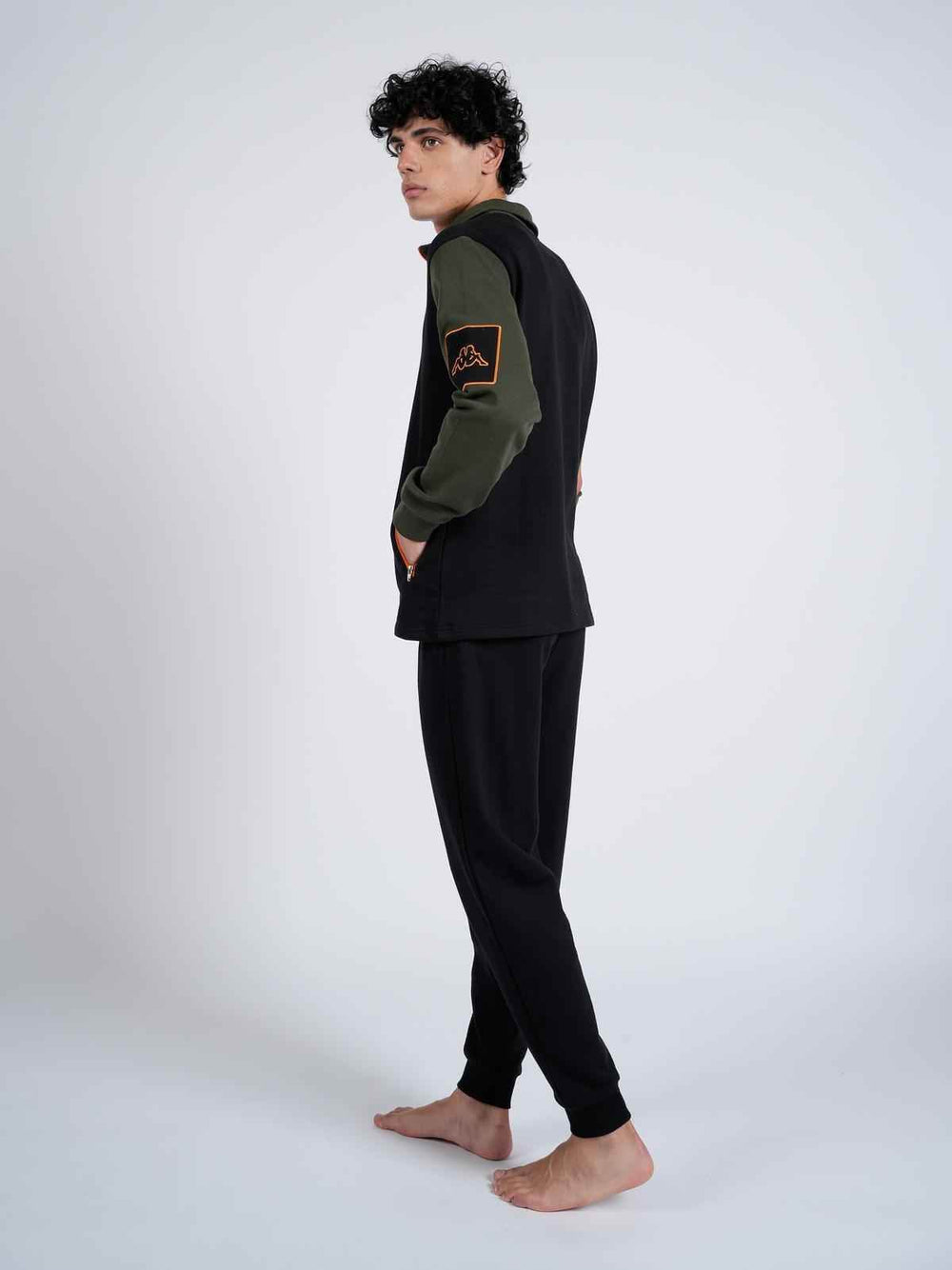 Tuta Uomo Felpa Half Zip - - KAPPA