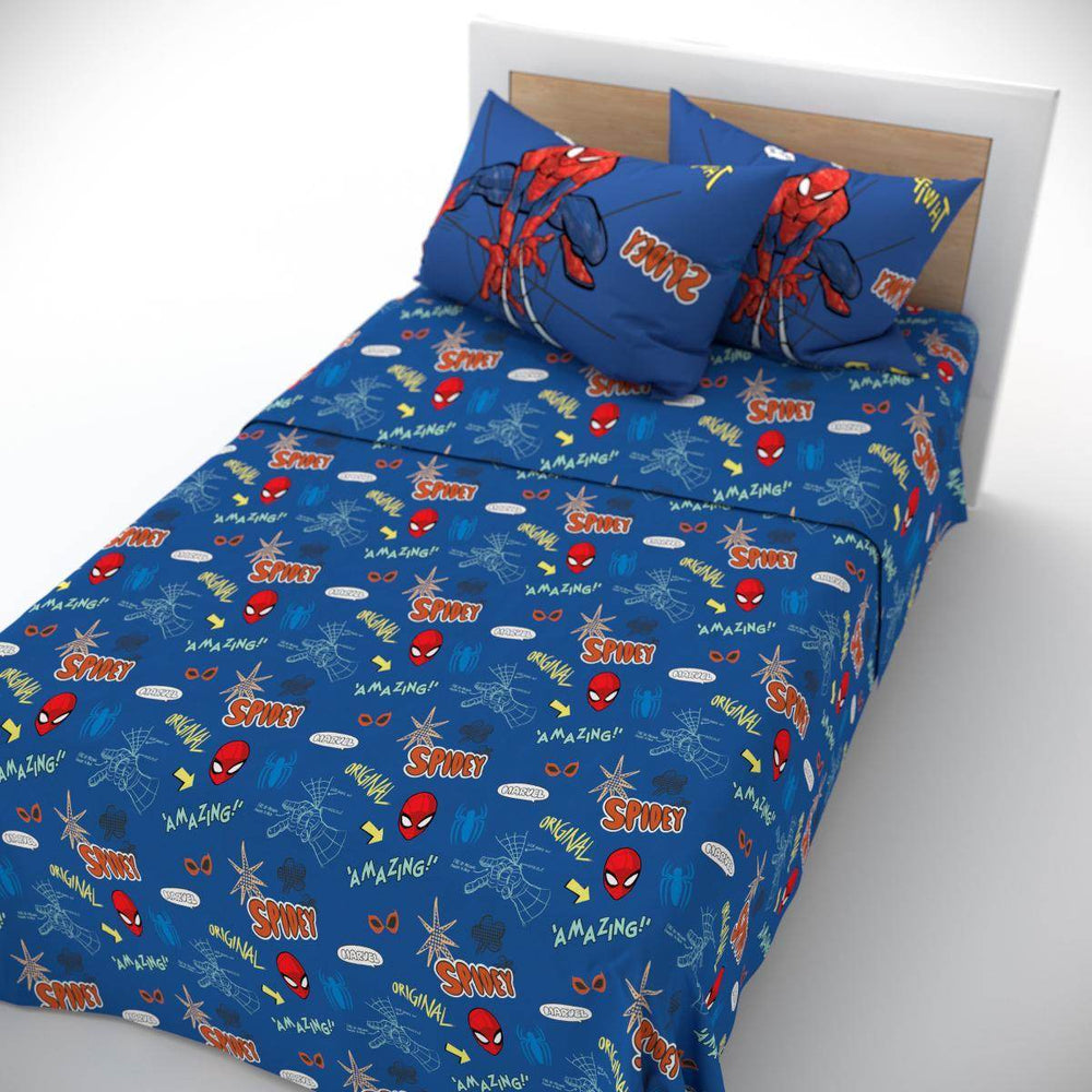 Completo Letto Disegno Spiderman Con Federa - - DISNEY/MARVEL