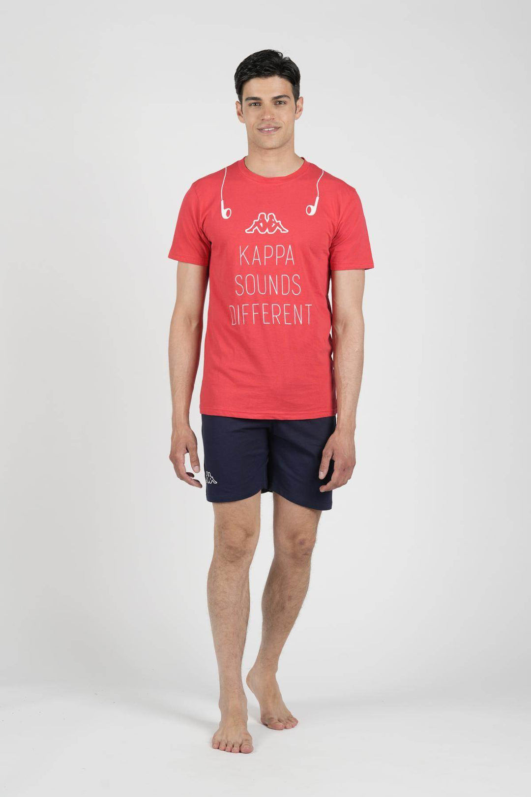 Completo Corto Homewear Da Uomo Kappa 100% Cotone - Foto 6