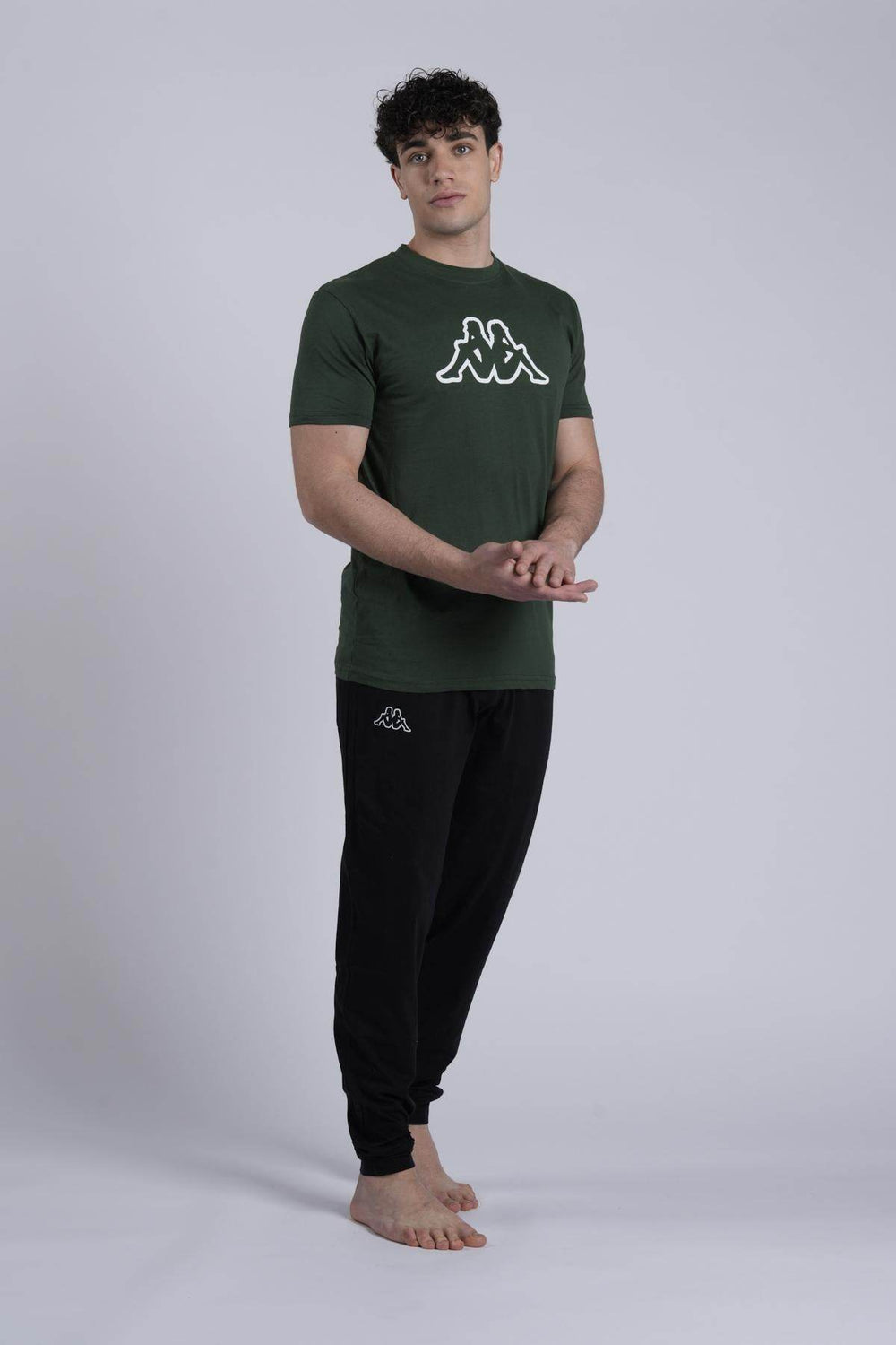 Pigiama Uomo Mezza Manica Pantalone Lungo - - KAPPA