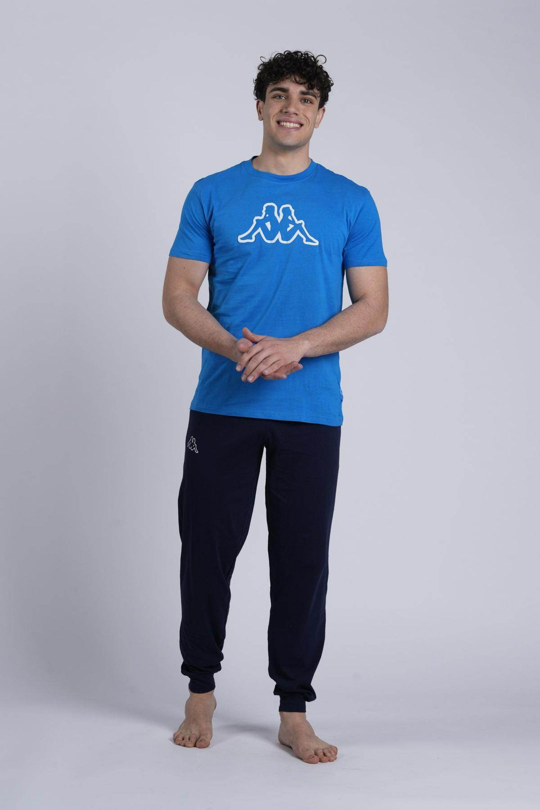 Pigiama Uomo Mezza Manica Pantalone Lungo - - KAPPA