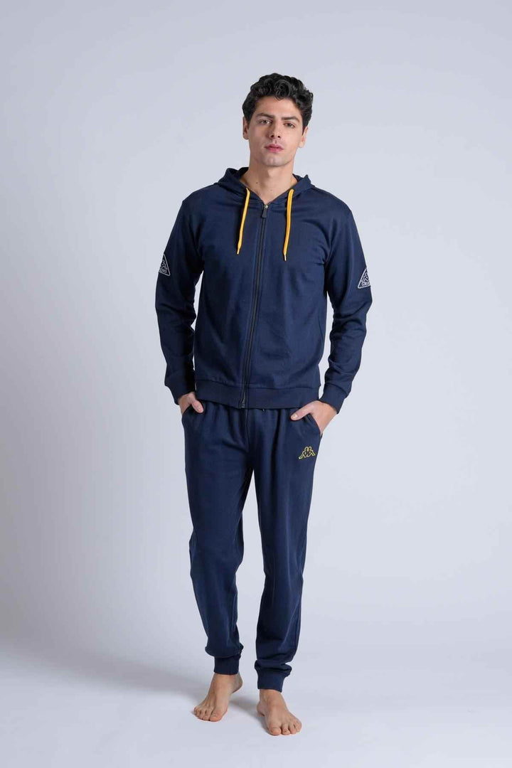 Set Uomo Manica Lunga Pantalone Lungo Felpa Non Garzata - - KAPPA