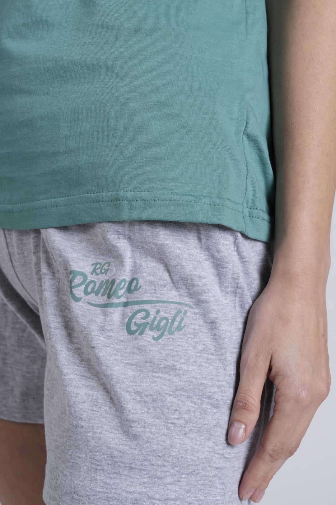 Pigiama Donna Mezza Manica Pantalone Corto