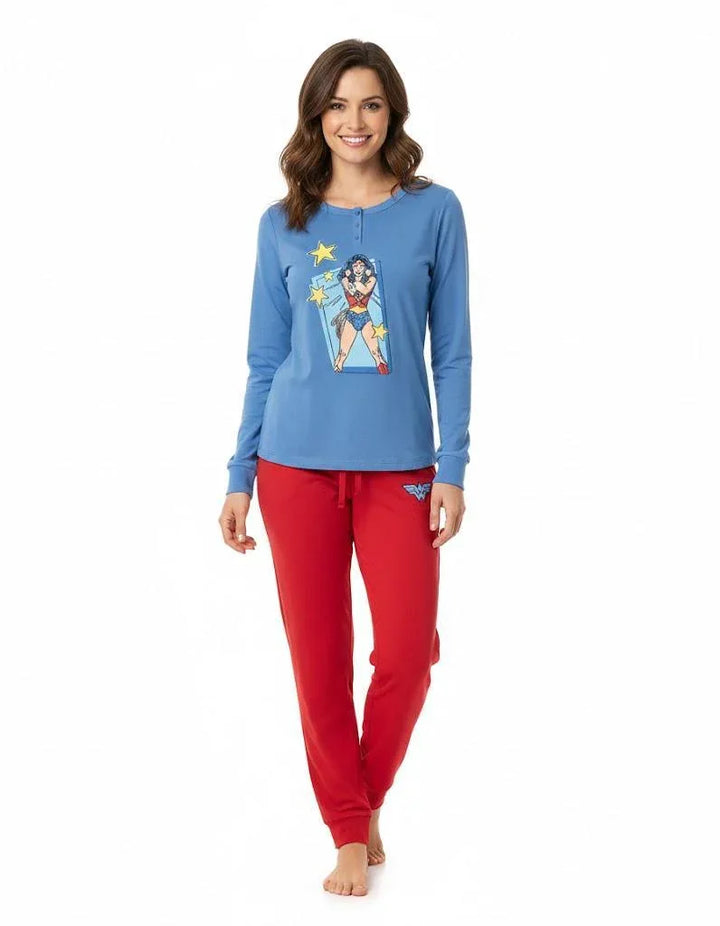 Pigiama Donna Warner bros Disegno Wonder Woman - Kisené