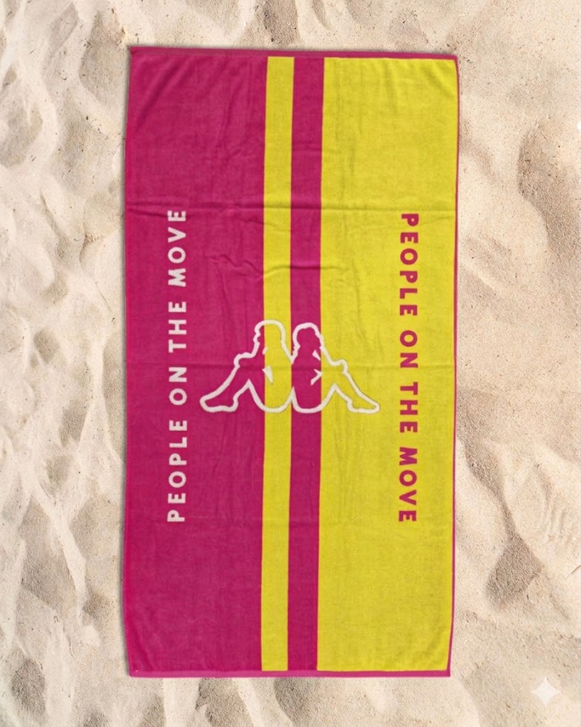 Telo Mare Velour Jacquard 86X160 Kappa Disegno Move per il Massimo Comfort