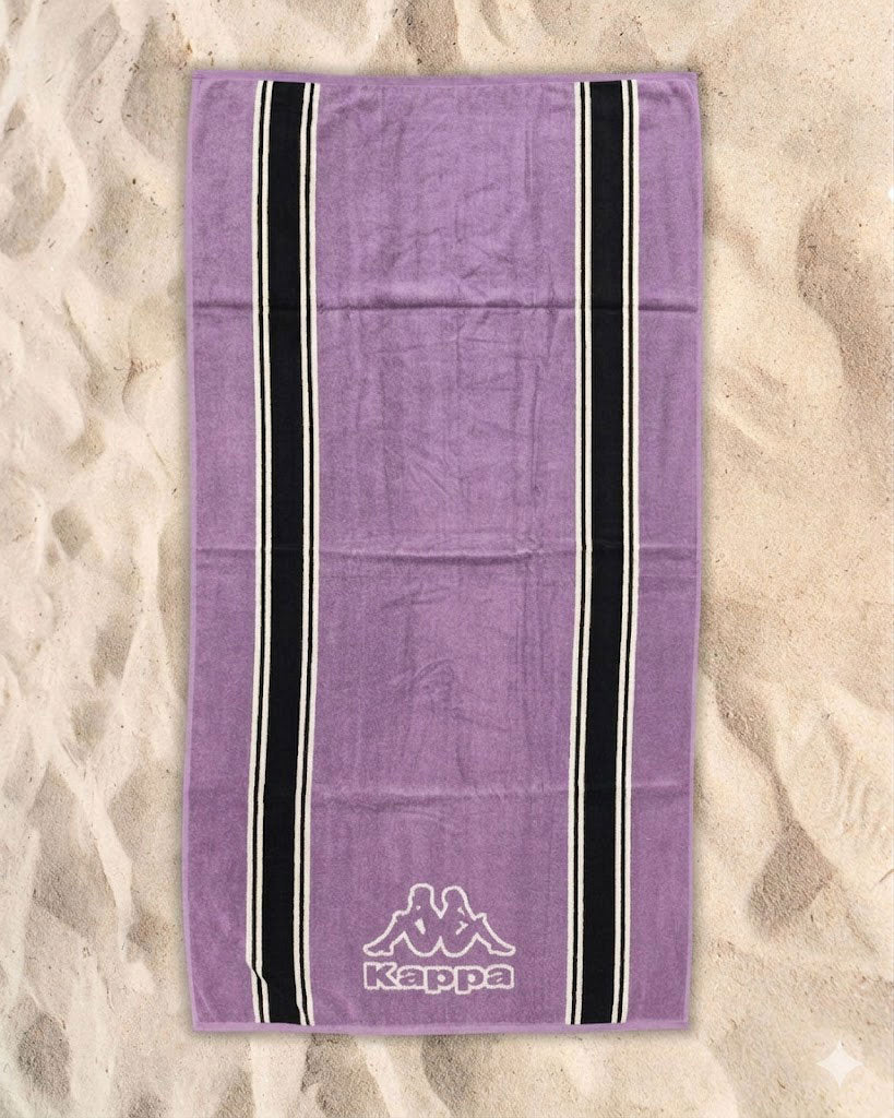 Telo Mare Velour Jacquard 86X160 Kappa Disegno Stripes per il Massimo Comfort