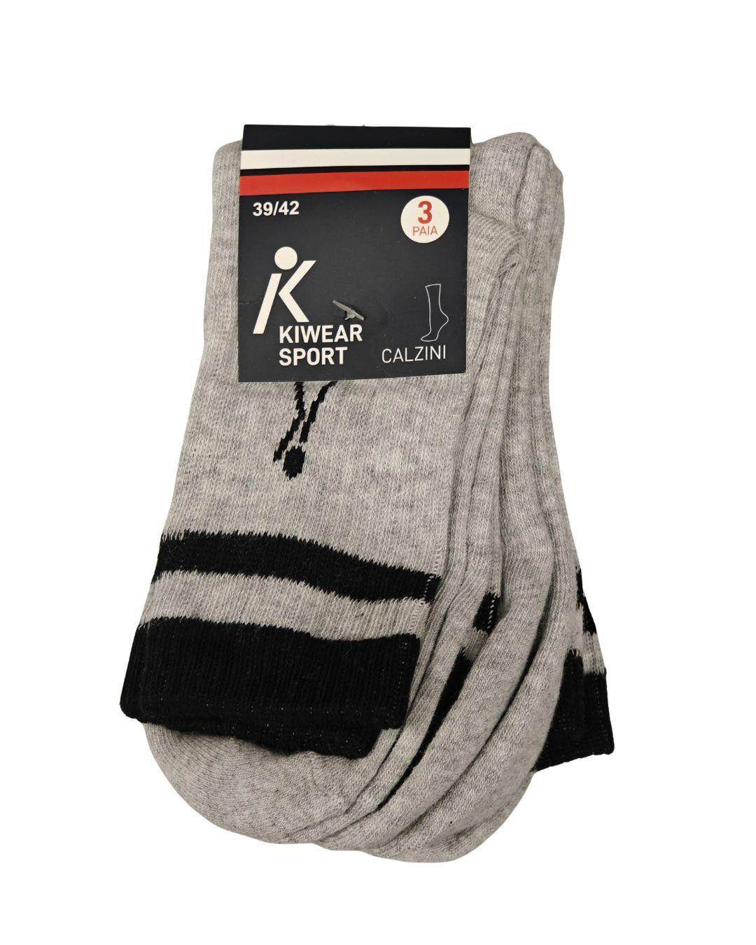 Quarter Mezza Spugna Rigo 3 Pack- Kiwear - - KIWEAR