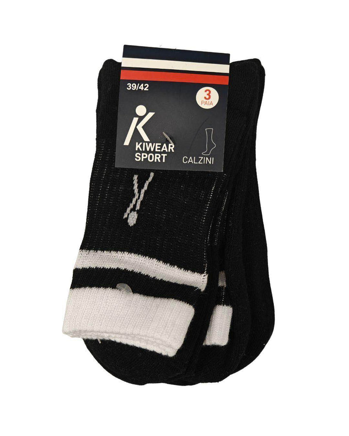 Quarter Mezza Spugna Rigo 3 Pack- Kiwear - - KIWEAR