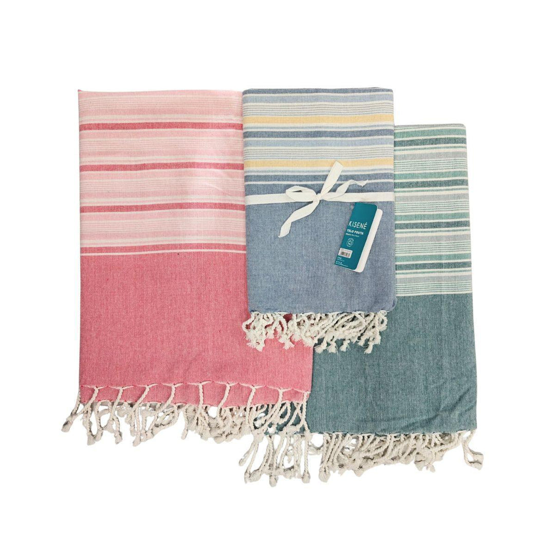 Fouta Kisene': Il Telo Mare Versatile per la Tua Estate - Kisené
