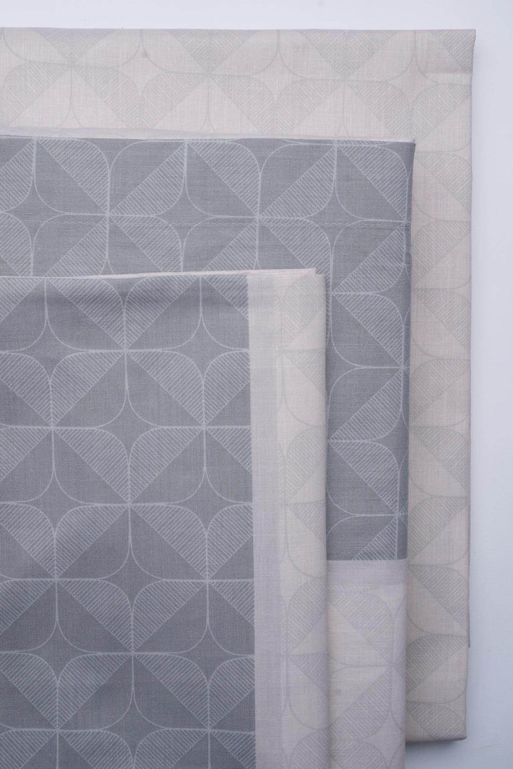 Completo Letto Disegno Geometric Nature Kisené - - KISENE'