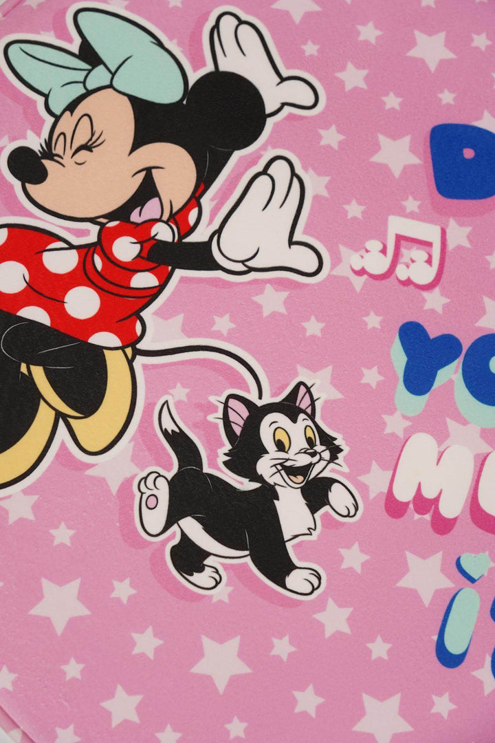 Tappeto Rotondo diametro 90 Disegno Minnie Antiscivolo - - DISNEY/MARVEL