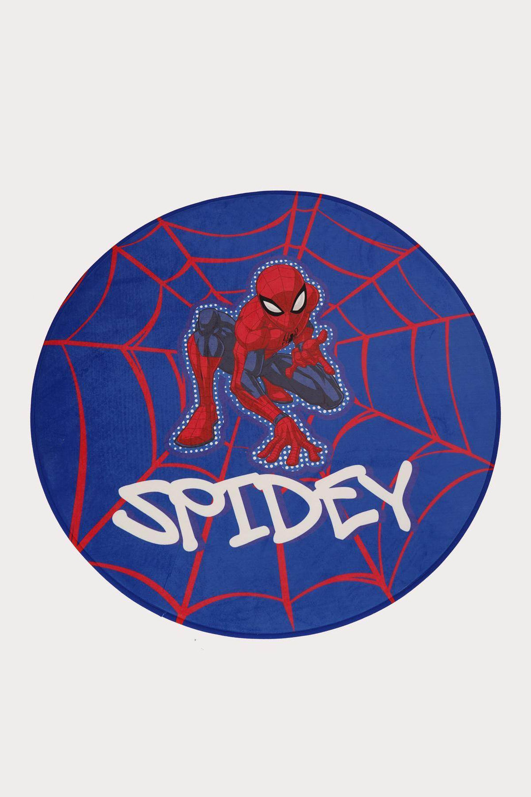 Tappeto Rotondo diametro 90 Disegno Spiderman Antiscivolo - - DISNEY/MARVEL