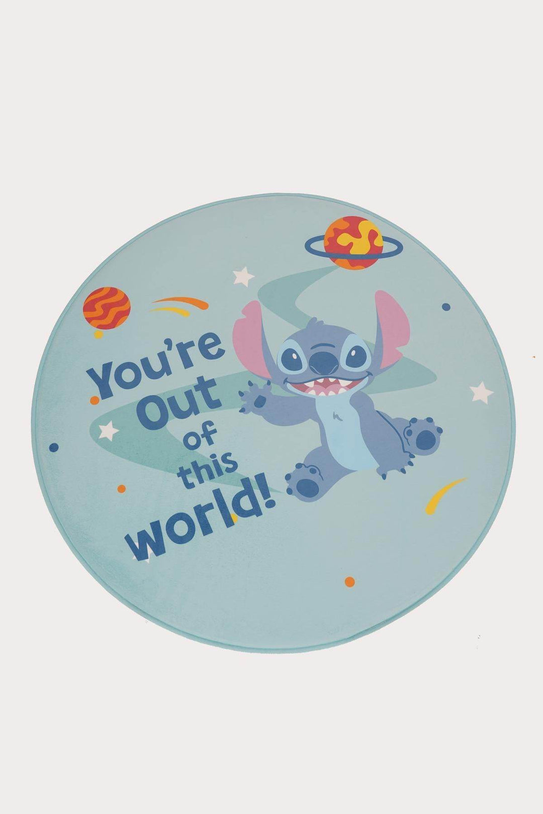 Tappeto Rotondo diametro 90 Disegno Stitch Antiscivolo - - DISNEY/MARVEL